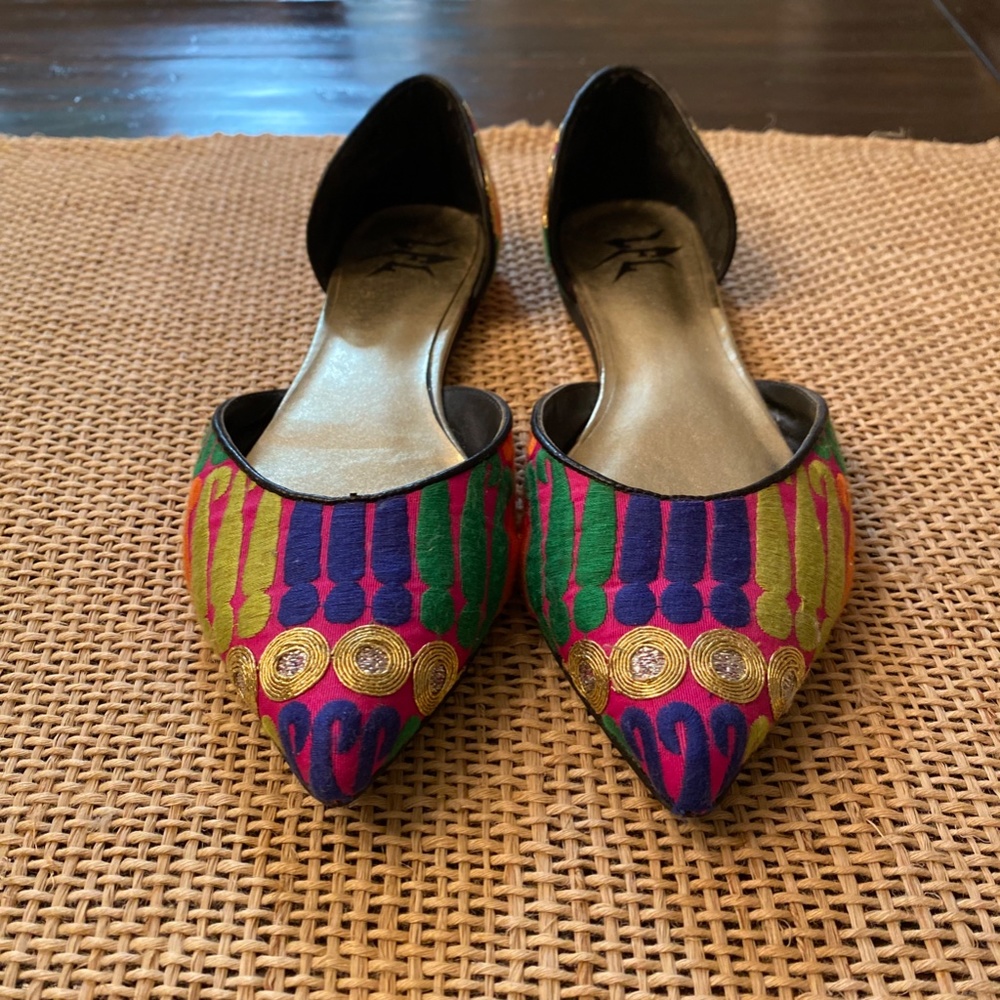 Embroidered Flats - Picture 3 of 5